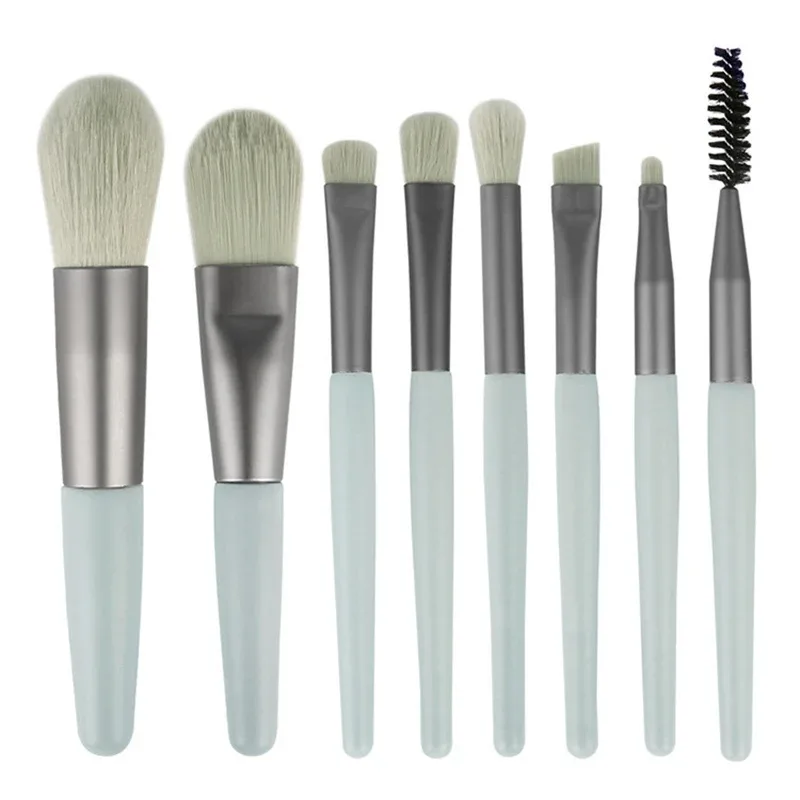8Pcs Portable Makeup Brushes Set Women Cosmetic Eye Shadow Blush Powder Shadow Foundation Blush Blending Concealer Make Up Tools — image 10