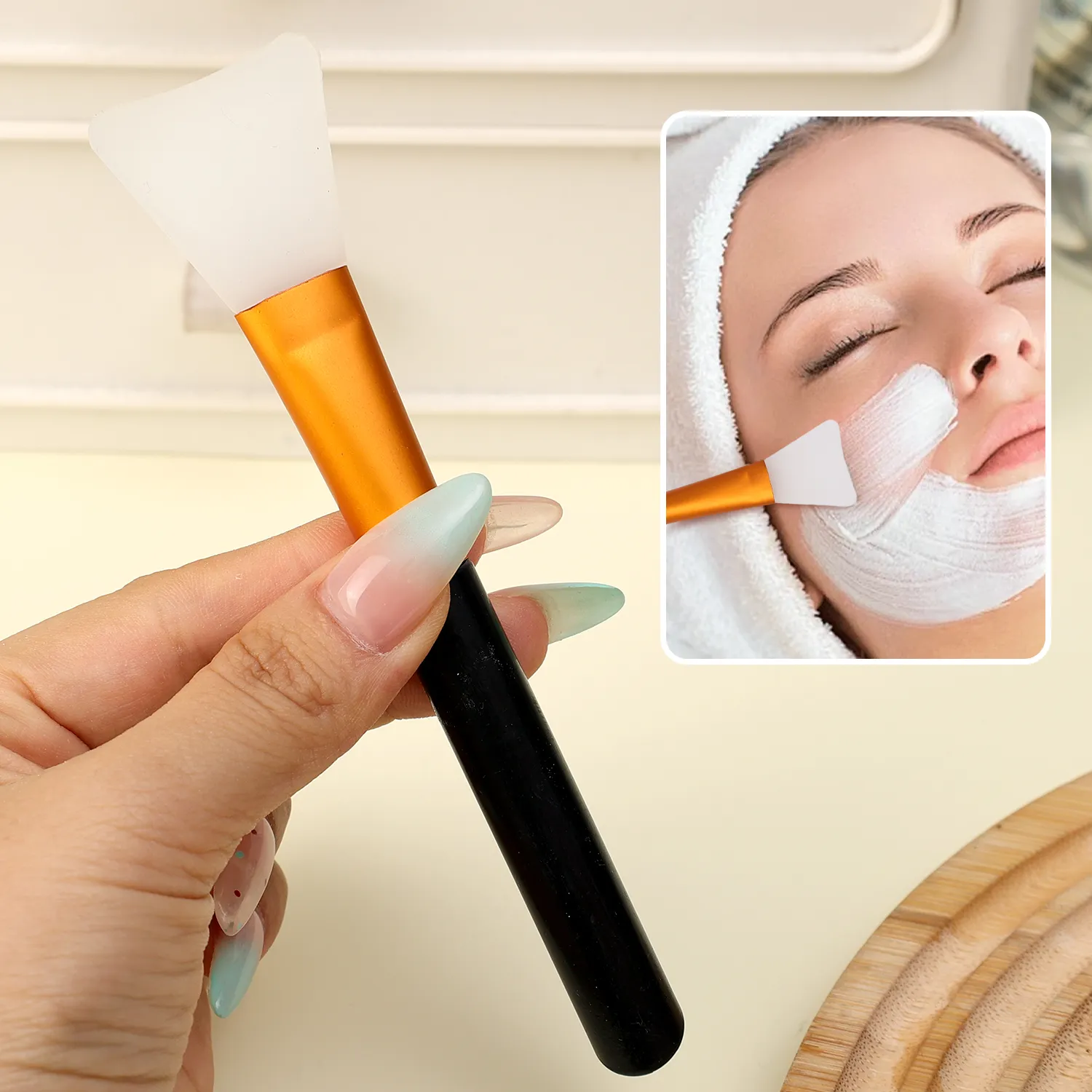 5pcs/set Silicone Mask Bowl Easy To Use DIY Face Mask Mixing Bowl Makeup Brushes Spatula Beauty Skin Care Tools Face Makeup