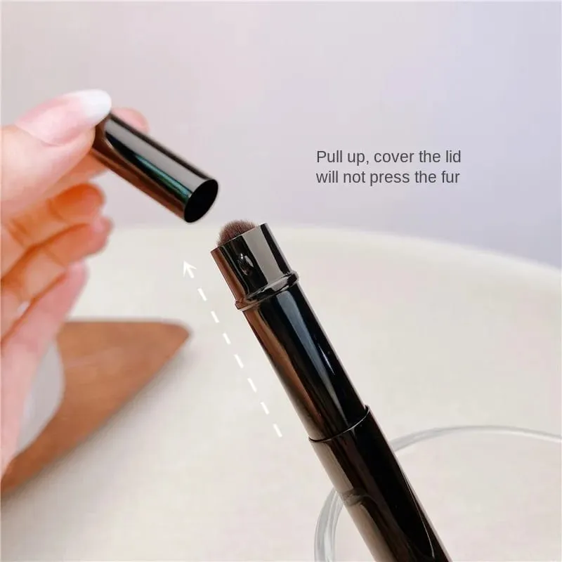 Makeup Brushes Portable Double-Headed Eyeshadow Nose Highlight Concealer Detail Blending Eyebrow Lip Makeup Brush Cosmetic Tools — image 5