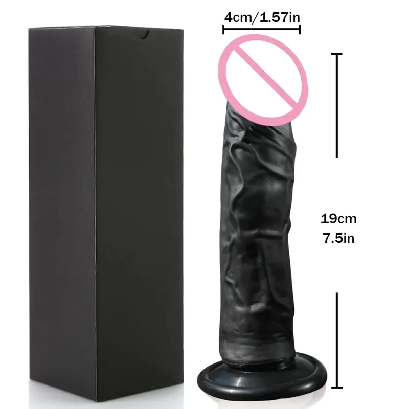 Realistic Silicone Dildo with Suction Cup G-Spot Anal Dildos Strapon Dick Anal Plug Masturbator Adult Sex Toys for Women 딜도
