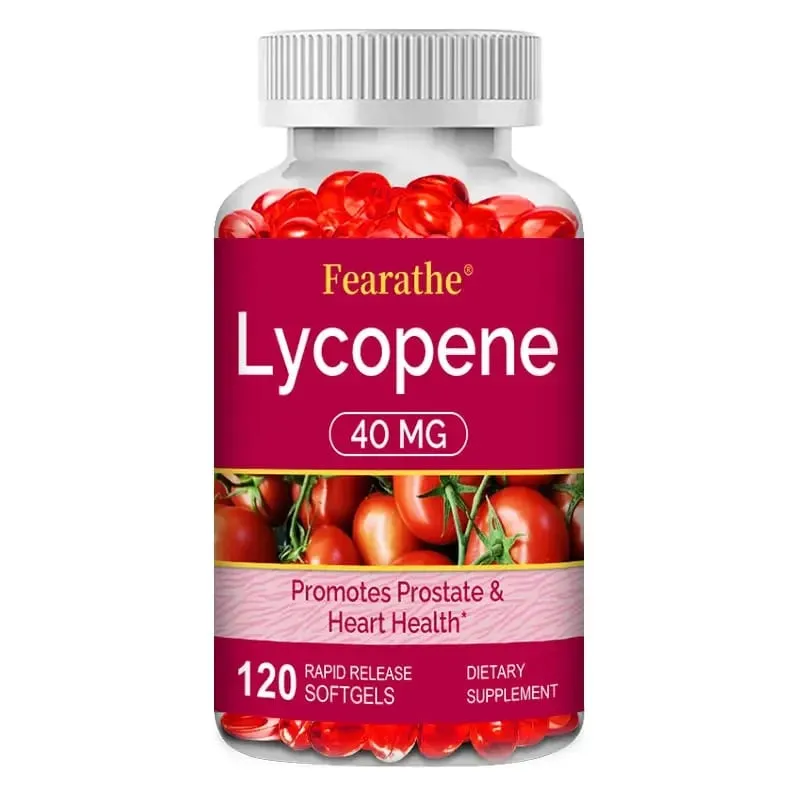 Premium Lycopene 40mg Dietary Supplement for Prostate Antioxidant Heart Skin & Immune Health Non-GMO 30/60/120 Softgels — image 9