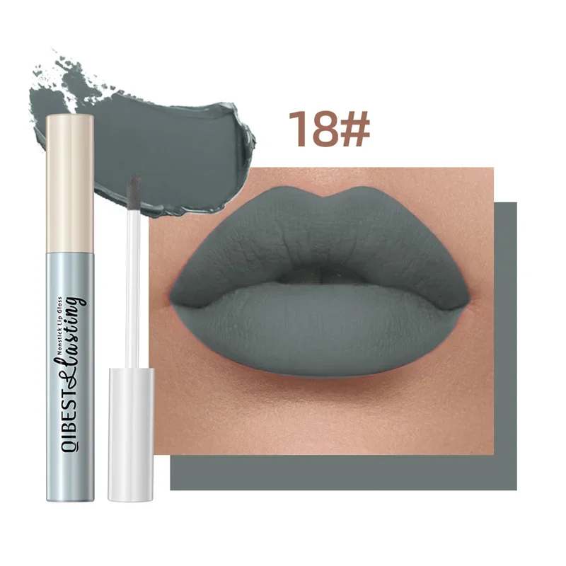 24 Colors Matte Liquid Lipstick Waterproof Long Lasting Velvet Red Lip Gloss Tint Makeup Cosmetic Lipsticks Lipglosses — image 11
