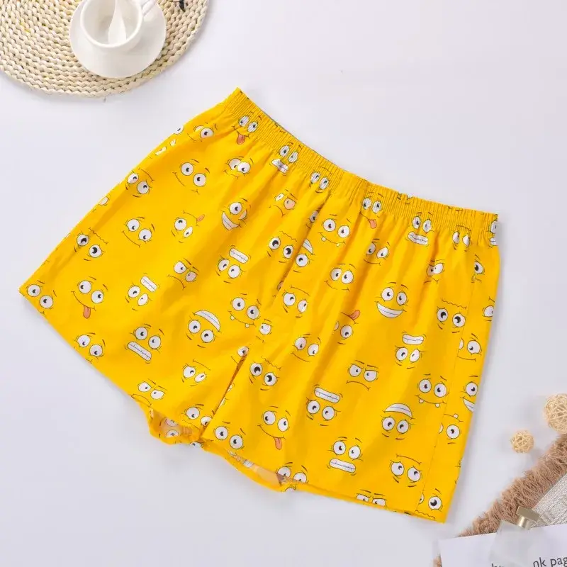 Men Underwear Boxers Shorts Cotton Sleep Underpants High Quality Brands Short Printed Loose Comfortable Homewear Men's Panties — image 8