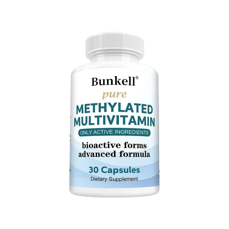 Nagy hatású metilált multivitamin-kiegészítő C D B12 vitaminnal az energia és a fókusz támogatására, valamint a szív egészségének megőrzésére