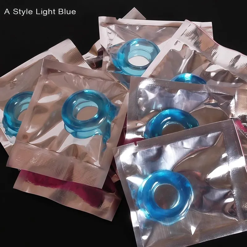 Intimate Goods For Men 5-100PC Καθυστέρηση εκσπερμάτωσης Κλείδωμα σιλικόνης Δαχτυλίδι σπέρματος σεξ Παιχνίδι για ενήλικες Ερωτικό δαχτυλίδι κόκορα Εξωτικό αξεσουάρ