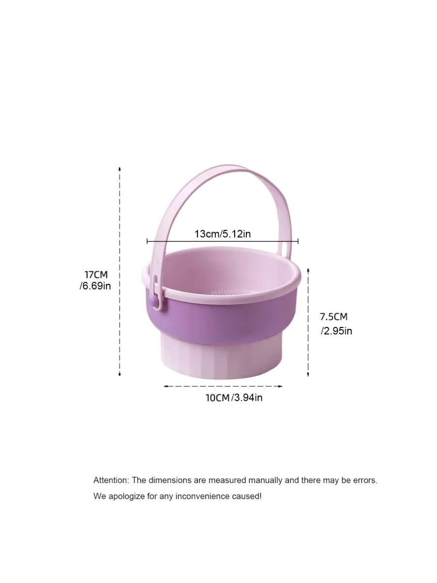 แปรงแต่งหน้าแปรงทำความสะอาดชาม All-in-One Wash Dry & Storage Rack Gentle ไม่ทำลายเครื่องมือทำความสะอาดสำหรับแปรงฟองน้ำและเครื่องปั่น