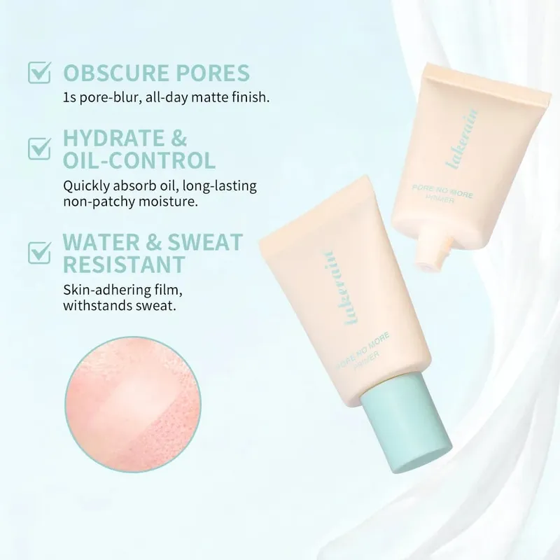 4Pcs Face Makeup Set Foundation Stick Pore No More Primer Loose Setting Powder Long Lasting Matte Beginner Makeup Christmas Gift — image 6