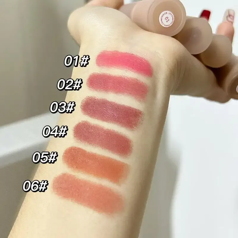Matte Velvet Lipstick Cool Brown Silky Long Lasting Waterproof Non-stick Cup Lip Gloss Soft Mist Nude Tint Lipstick Lip Makeup — image 6