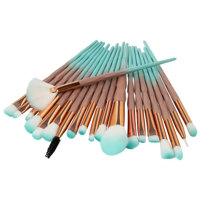 20Pcs Diamond Makeup Brushes Set Powder Foundation Blush Blending Eye shadow Lip Cosmetic Beauty Make Up Brush Pincel Maquiagem — image 5