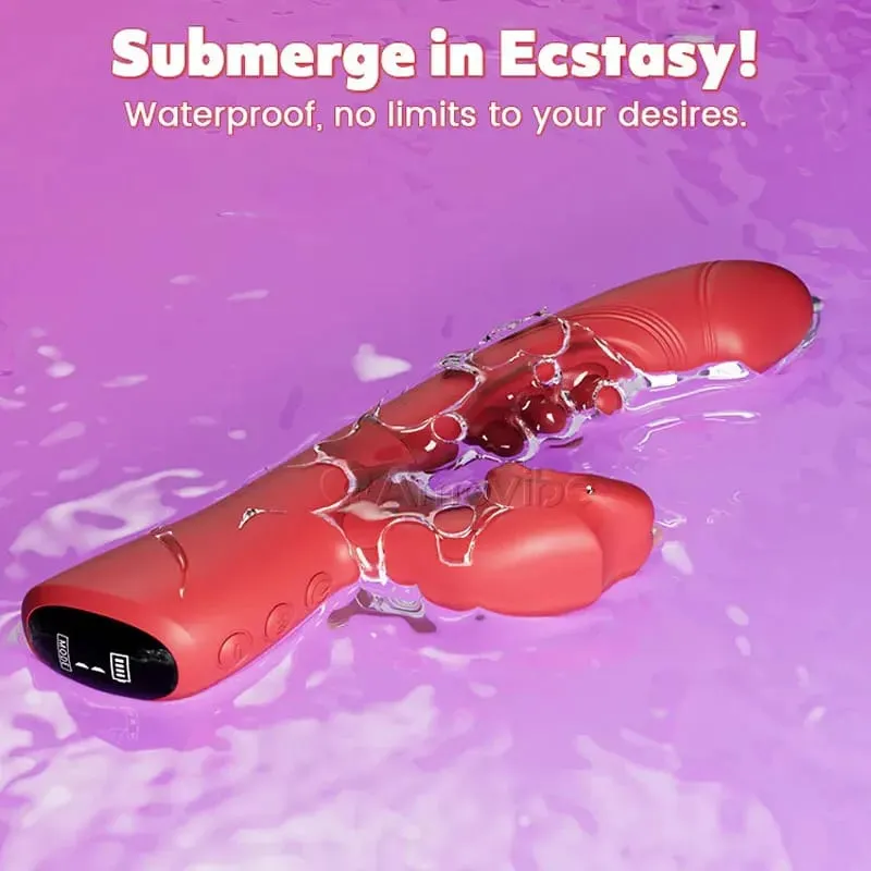 4 in 1 Tongue Licking Clitoral Vibrator with 9 Flapping & 8 Biting Vibration Modes G Spot Stimulator Dildo Sex Toys for Women 18 — image 5