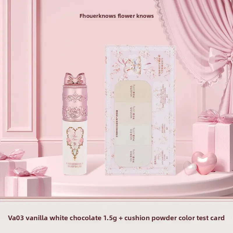 Flower Knows Cushion Foundation Shade Card + Mini Concealer Long-Lasting Moisturizing Full Coverage Face Makeup Sample Set — image 9