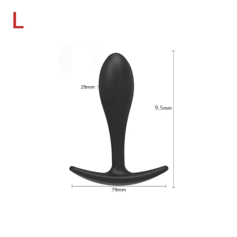 100% Safe Silicone Dildo Anal Plugs Butt Plug Unisex Sexy Stopper 3 Different Size Adult Sex Toys for Men/Women Trainer Massager — image 19