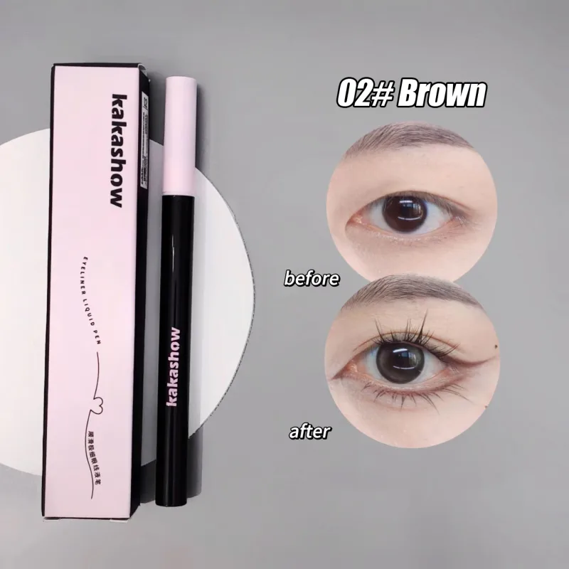0.05mm Eyeliner Liquid Pen Matte Smooth Quick Dry Waterproof Ultra-thin Eyeliner Lower Eyelash Pen Non Smudging Korean Makeup — image 8