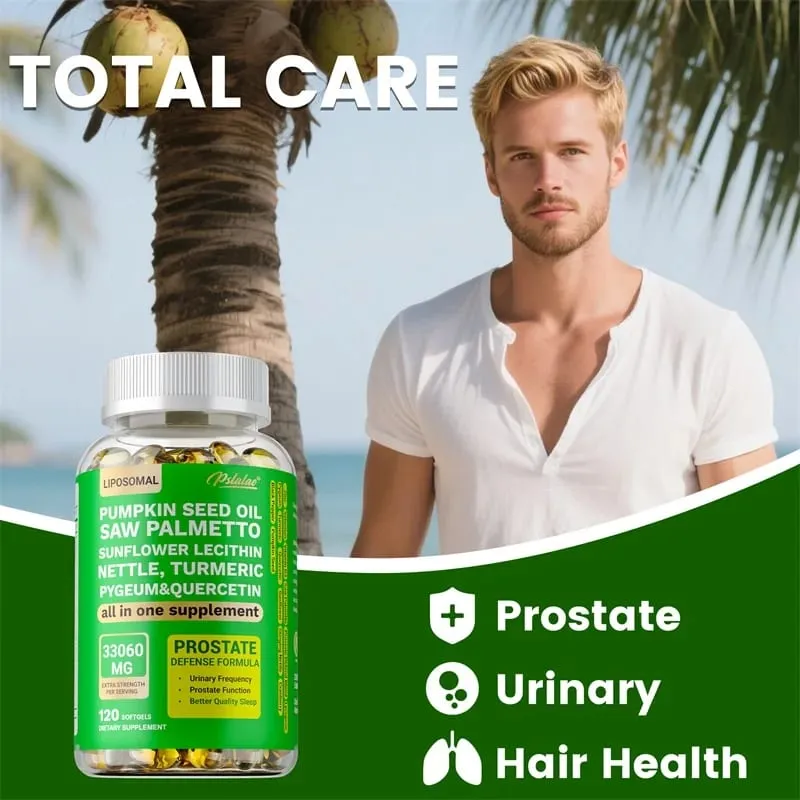 Prostate Support for Adult Men - Reduce Toilet Trips Improve Sleep Bladder Control Relieve Hair Loss Promote Hair Growth — image 4