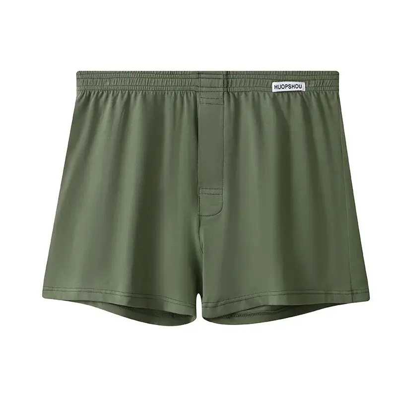 1/3 PCS Men's Cotton Loose Boxer Shorts Soft Moisture-Wicking Jersey Underwear Plus Size Lounge Summer Stretch Sleep Arrow Pant — image 11
