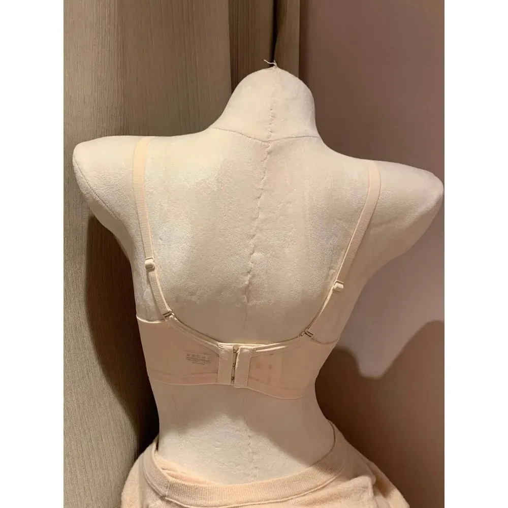 ホット販売ワイヤレスレースブラジャー女性スモールバスト厚いパッド入りプッシュアップリフト抗たるみサイドサポートセクシーなランジェリー 32‑38 AB — image 4