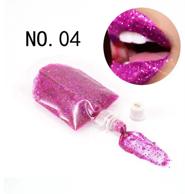 40ML Wajah Kilauan Mata Gel Krim Peringkat Pesta Shimmer Gel Makeup Berwarna-warni Bibir Rambut Kuku Kosmetik Festival Pembayang Mata — image 9
