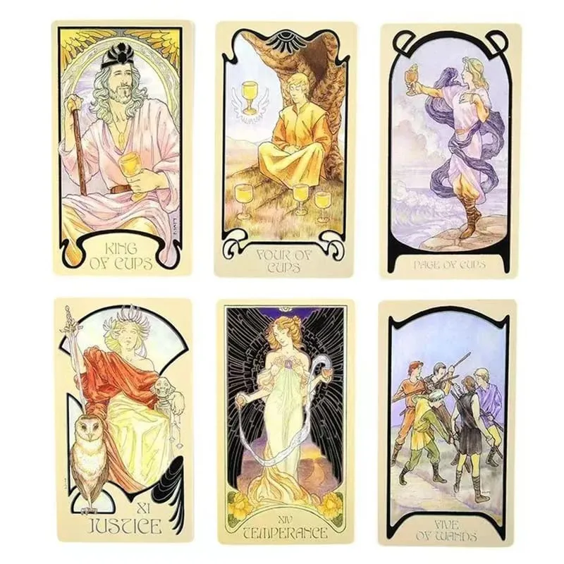Classic Ethereal Visions Illuminated Tarot The Rider Tarot Deck Cards for Beginners Divination Edition Borad Playing Game — image 4