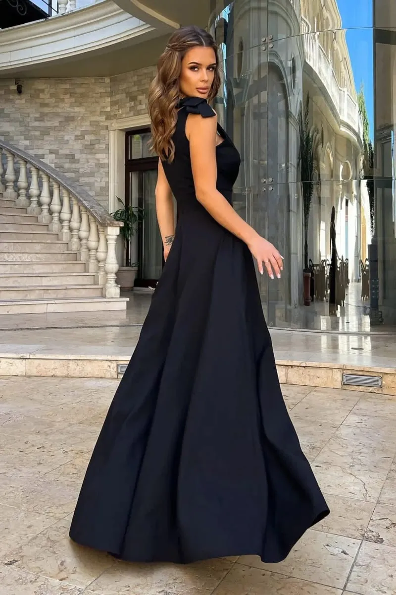 Solid Color 2026 Summer New V-Neck Sexy Split Evening Dress Spaghetti Strap Sleeveless Party Long Dresses Women Clothing