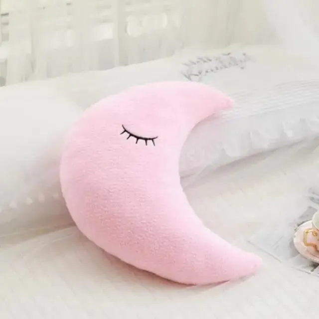 New Stuffed Cloud Moon Star Raindrop Plush Pillow Soft Cushion Toys For Children Baby Kids Girl Christmas Gift Room Car Decor — image 16