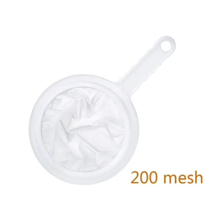 120 200 400 Mesh Kitchen Ultra-Fine Nylon Mesh Strainer Plastic Sieve Filter Spoon For Soy Milk Coffee Milk Yogurt Juice — image 10