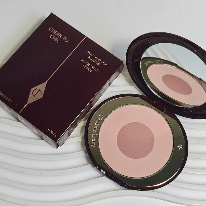 Charlotte Heart Two-tone Blush Lasting Beauty Makeup Natural Flawless Bright Powder Makeup And Eyeshadow Palette Tilbury Makeup — image 7