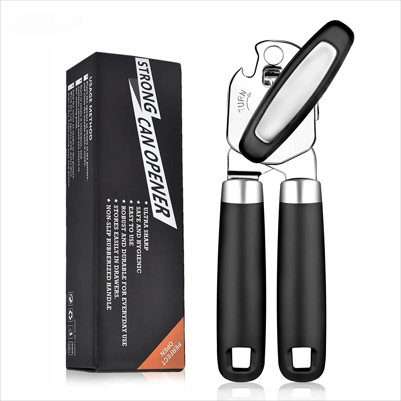Professional Can Openers Multifunctional Bottle Opener Stainless Steel Manual Beer Corkscrew Kitchen Gadgets Wine Accessories — image 8