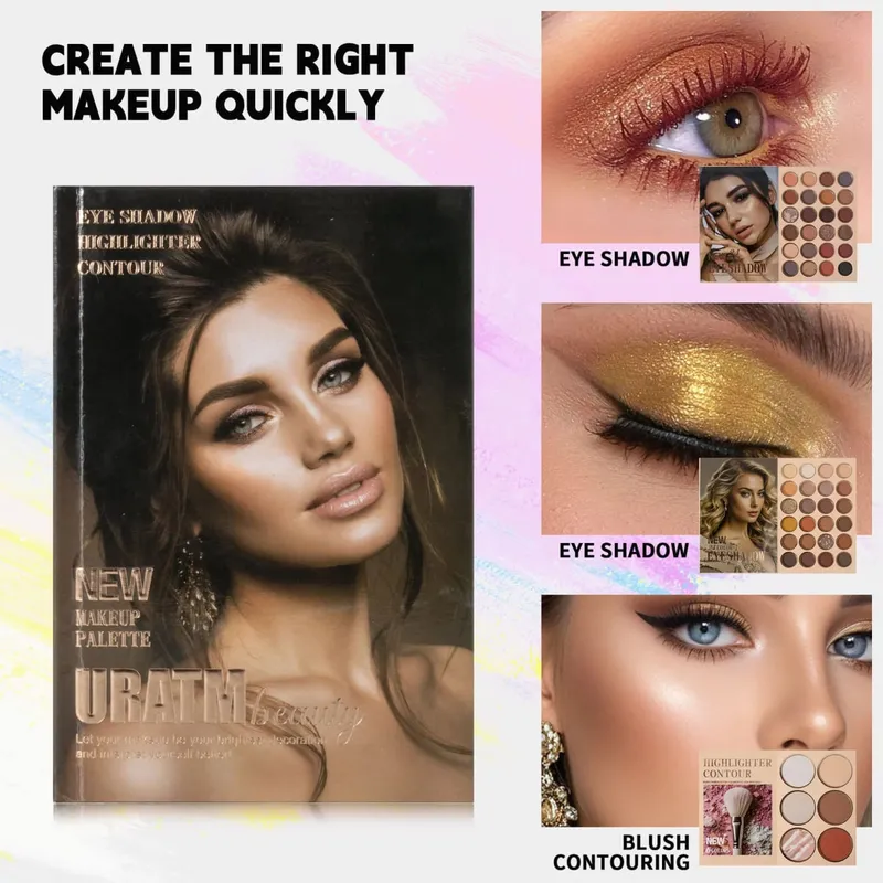 54-color Professional Makeup Palette Book Cosmetics Palette Matte Pearlescent Blush Highlight Contouring All-in-one Cosmetics — image 2
