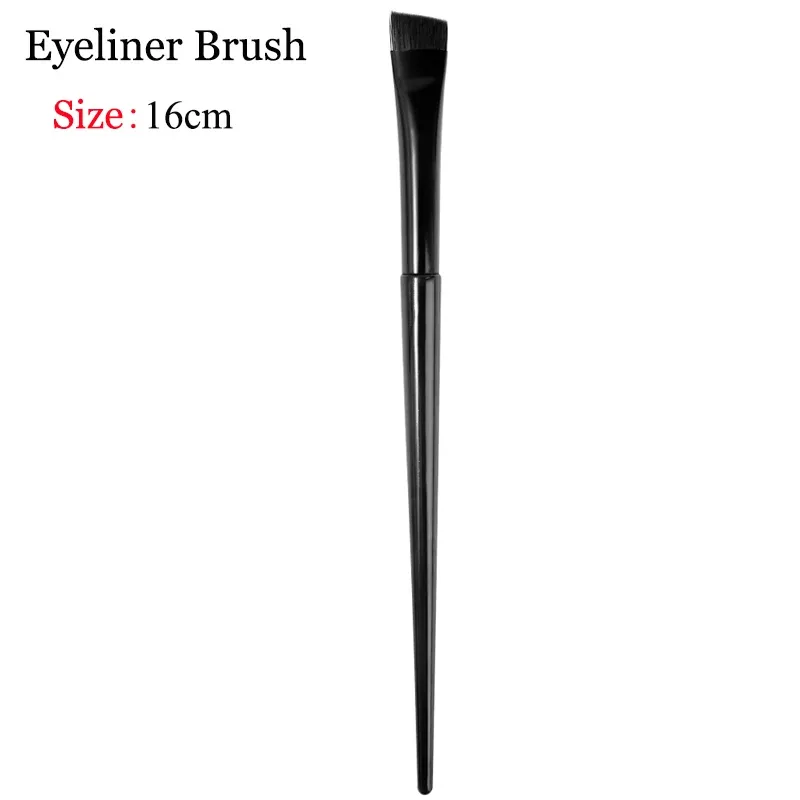 Profesjonalne pędzle do eyelinera w brwiach miękkie kątowe ostrze cienkie płaskie konturowanie brwi eyeliner pędzel do makijażu kobiety narzędzia do makijażu oczu — image 8