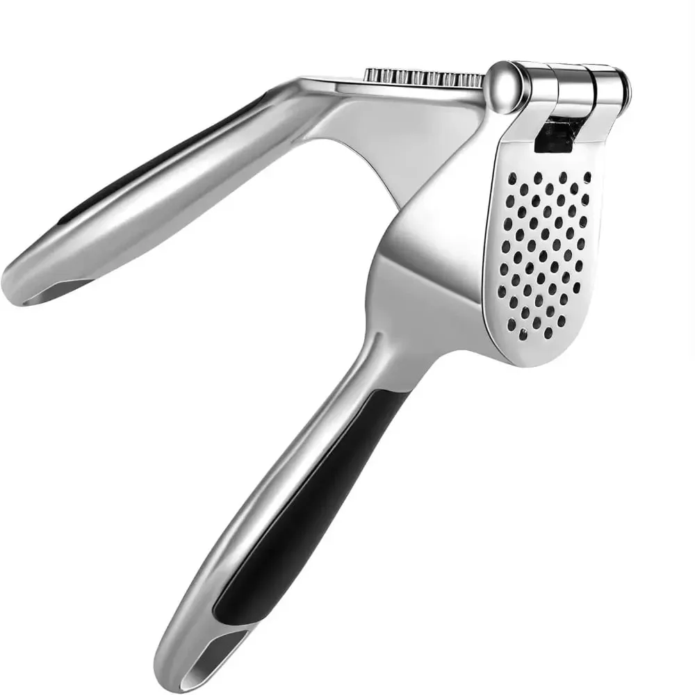 Zinc Alloy Garlic Puree Press Kitchen Tool Multifunctional Manual Garlic Squeezing Machine Household Creative Garlic Paste Clamp — image 6