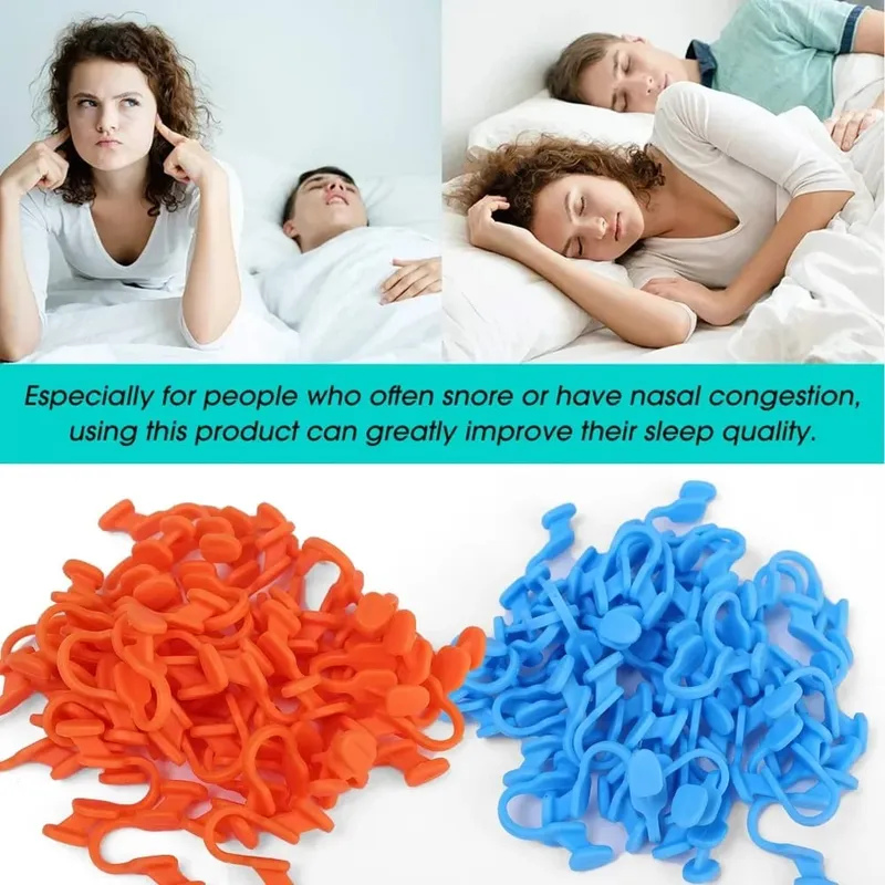 10-30pcs Stop Snoring Device TPR Elastic Nose Clip Anti-Snoring Supplies To Prevent Snoring Good Sleep Easy Breath Nasal Clip — image 7
