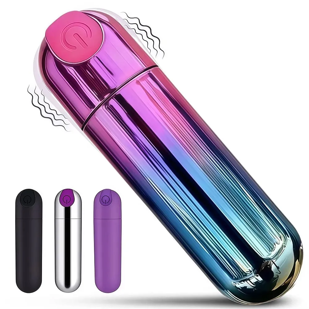 Penggetar G Spot Kuat untuk Wanita Stimulator Klitoris Peluru Mini Pemijat Vagina Sumbat Anal Mainan Seks Masturbasi Telur Bergetar — image 1