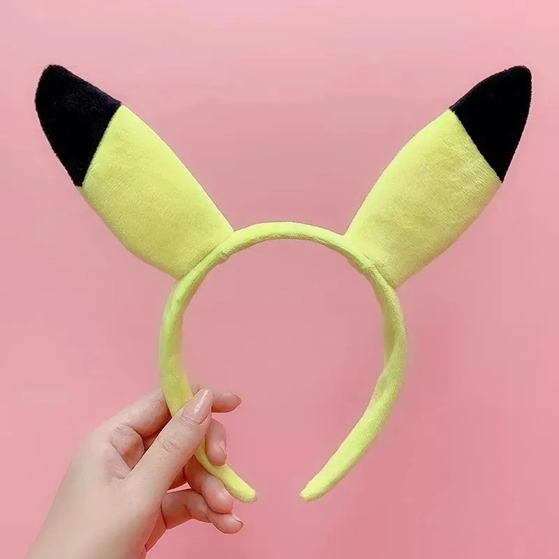7styles Pikachu Cute Hair Accessories Pokemon Headband Plus Doll Headband Hair Rope Wristband Kawaii Children Toys Cosplay Gifts — image 4