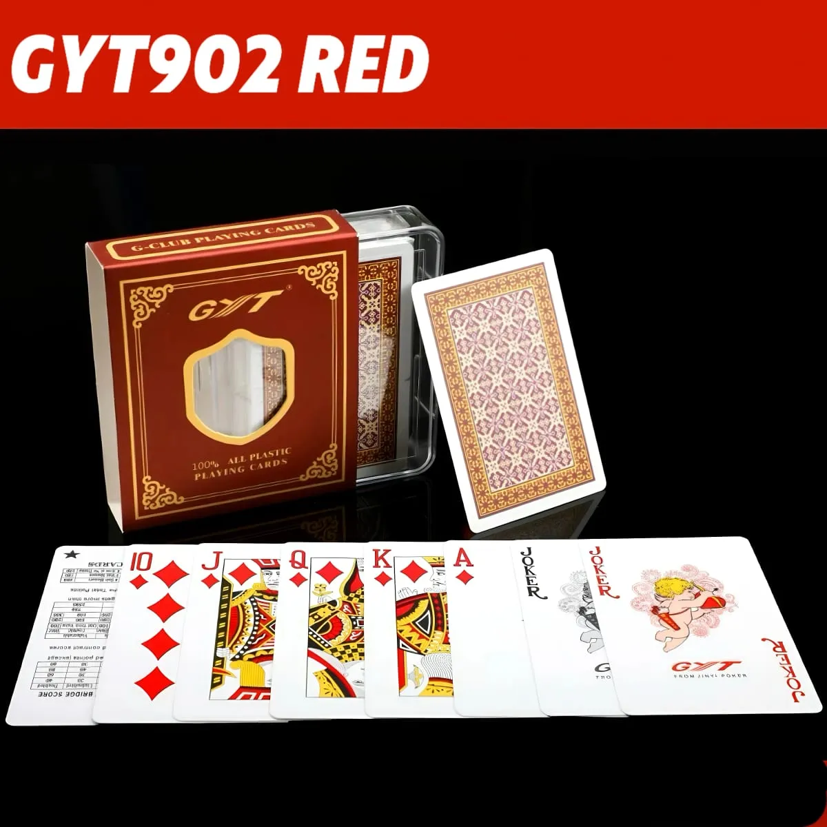 Premium Frosted Playing Cards PVC Plastic Waterproof Durable Poker Cards Large Character Deck of Cards for Parties — image 9