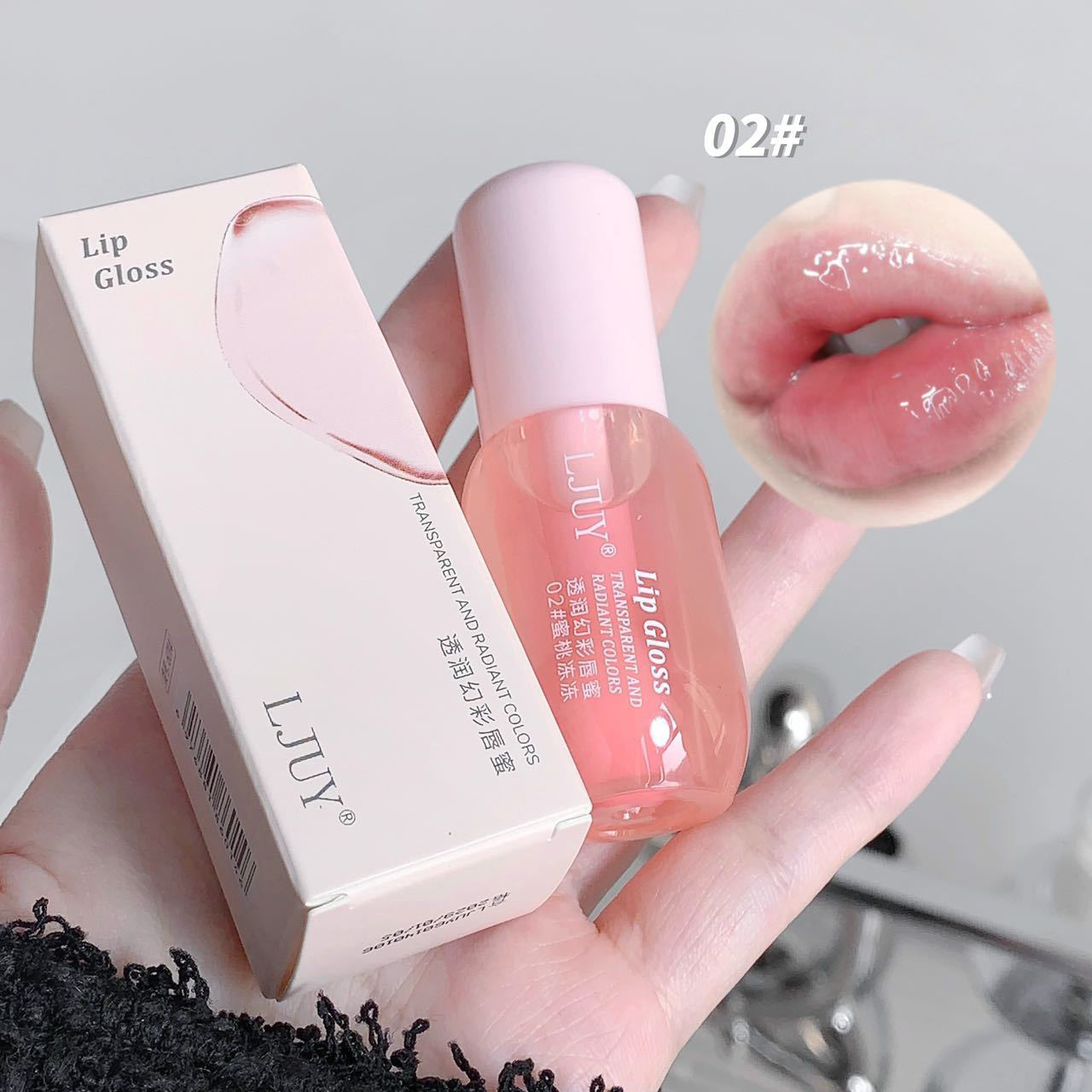 Fruit Crystal Jelly Lip Oil Hydratační Transparentní Skleněný Lesk na rty Plumping Clear Lip Plumper Sérum Péče o rty Makeup Kosmetika
