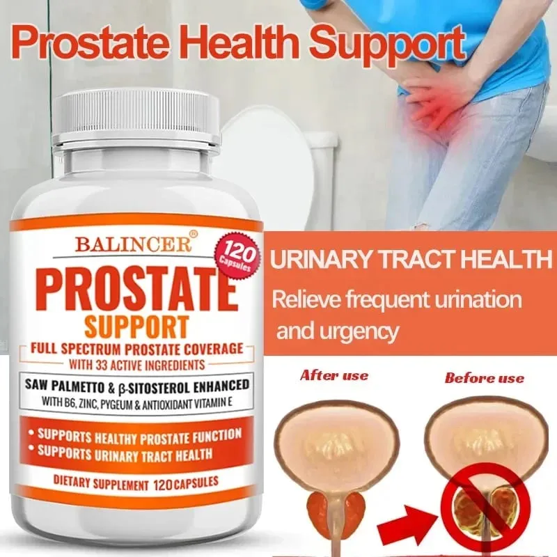 Prostate Supplements for Men - Men's Health Supplements for Prostate Health Hair Urinary Health Bladder and Urinary Issues — image 1