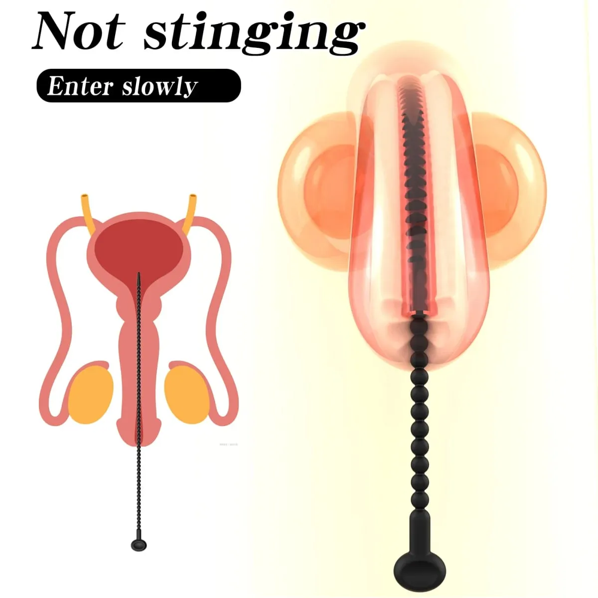Graduated Urethral Dilator Set – 7 Sizes Soft Silicone Penis Sounding Rod for Men Reusable Sound Trainer Adult Sex Toy — image 5