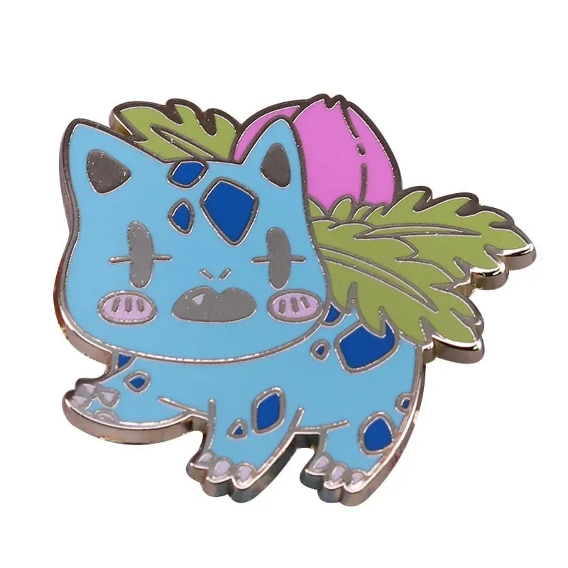 Anime Game Bulbasaur Enamel Pins Collect Pokemon Metal Cartoon Brooch Backpack Hat Bag Collar Lapel Badges Women Fashion Jewelry — image 11