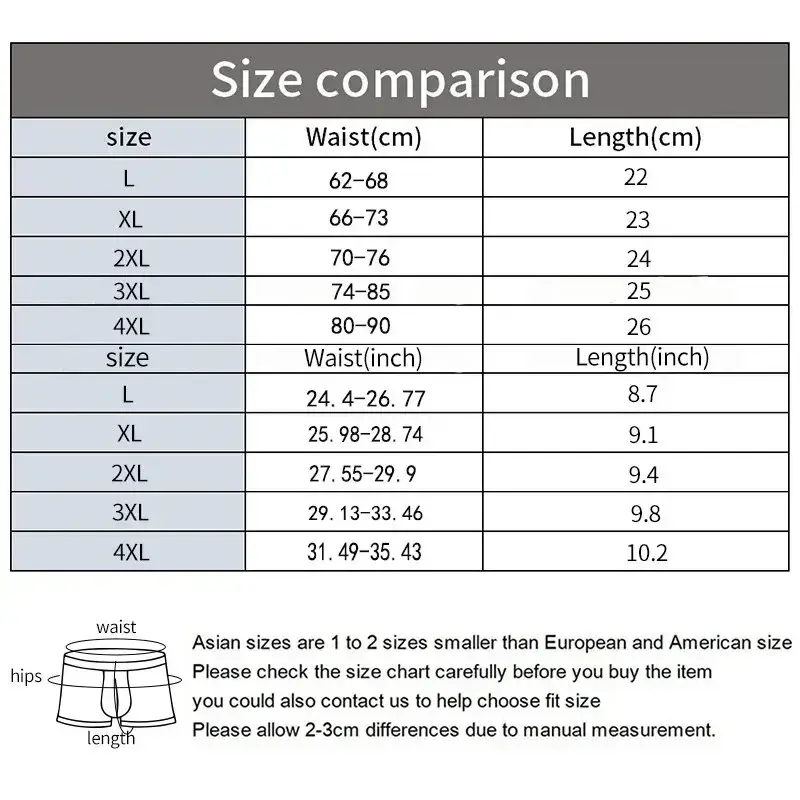 7Pcs/Lot Men's Cotton Underwear Boxer Shorts Pure Cotton Breathable Mid-waist High Elasticity Men's Sexy Soft Men's Shorts L-4XL