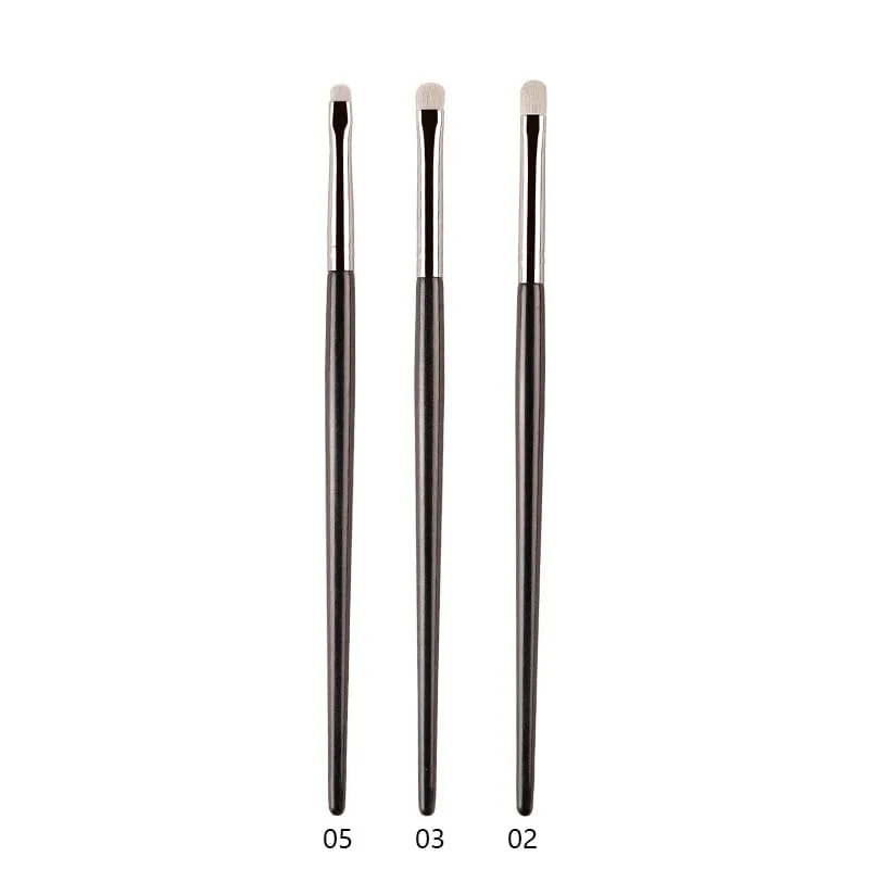 1pc White Pony Hair Eyeshadow Makeup brushes Small Smudge Precision Crease Detail Bevel Eye Shadow Make up brush Liner Lip — image 34