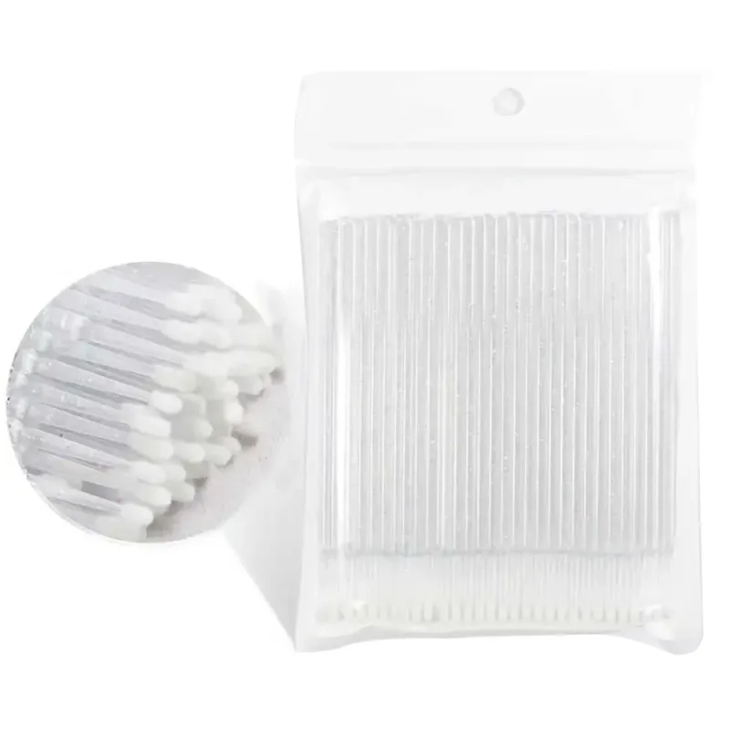 100PCS Micro Swab Applicator Eyelash Cleaning Brush Lash Extension Micro Brushes Cotton Swab Individual Eyelashes Removing Tool — image 16