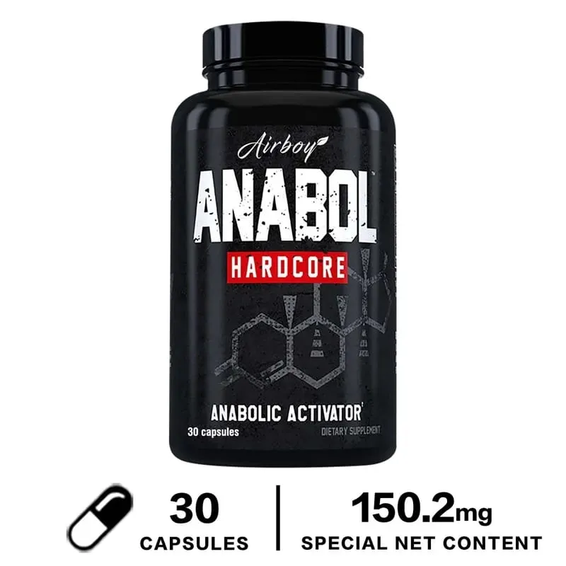 Anabol Hardcore - Make Your Muscles Bigger Stronger Harder & Denser Promote Muscle Growth Increase Strength and Endurance