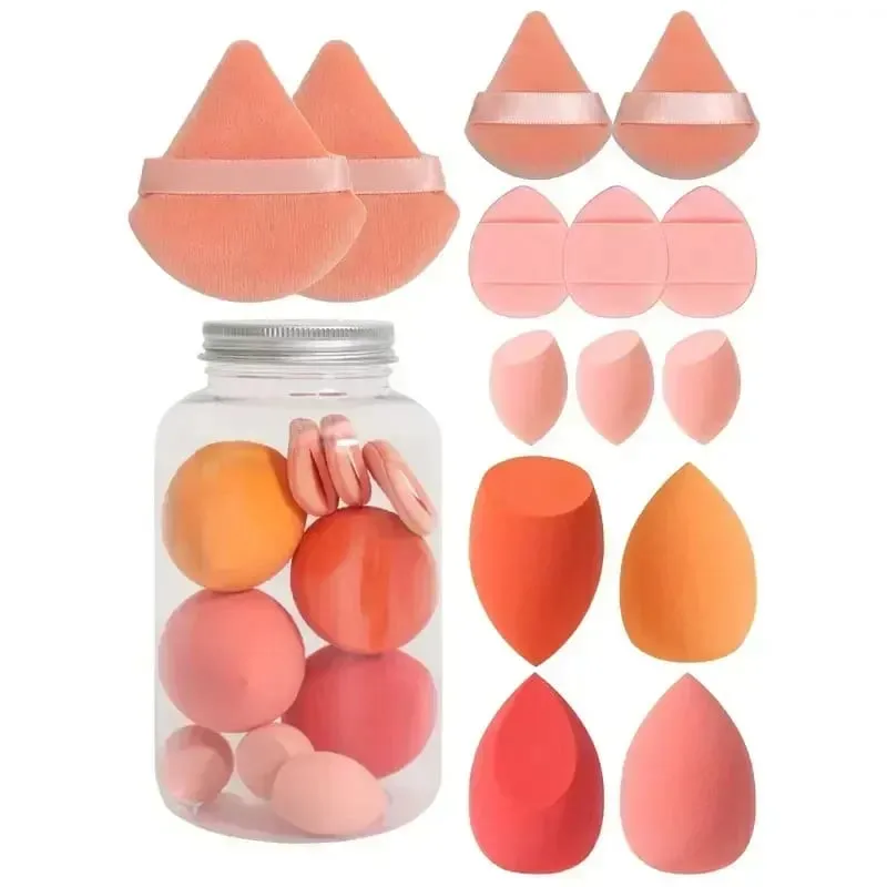12/14Pcs Makeup Sponge Cosmetic Puff Foundation Sponges Blender Beauty Egg Powder Puffs Make Up Accessories Women Makeup Tools — image 11
