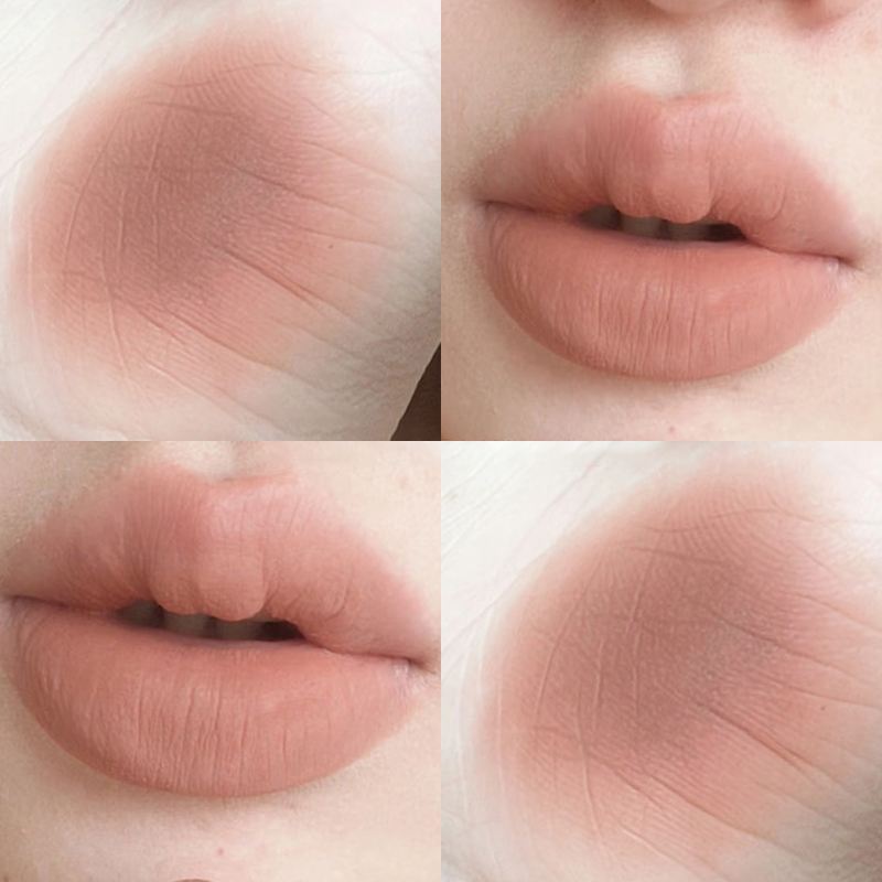 Waterproof Velvet Lipstick Easy To Wear Long-lasting Lipstick Matte Nude Coffee Lip Glaze Non-stick Cup Makeup Lip Tint Cosmetic — image 8