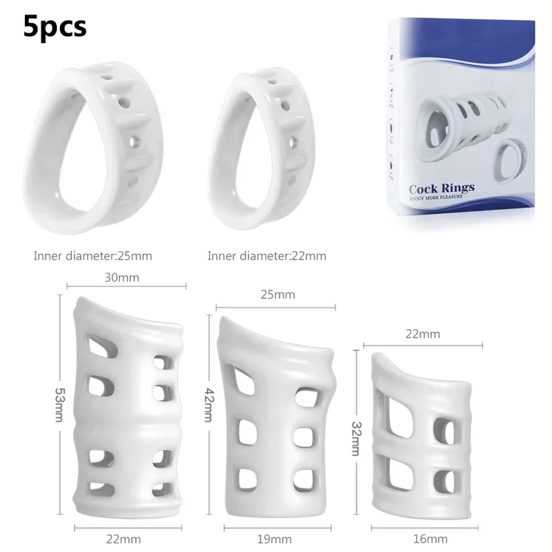 Silicone Male Foreskin Corrector Penis Rings Cock Ring Male Glans Expose Delay Ejaculation Cockrings Sex Toys For Men Adults Toy — image 3
