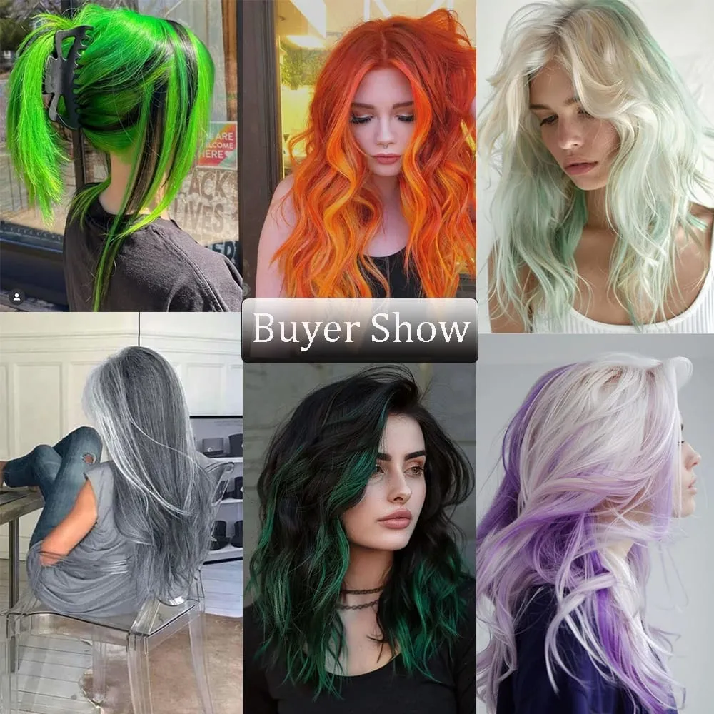 22 inches12pcs/pack Colored Party Synthetic Clip in Hair Extensions for Girls Multi-colors Straight Hair Synthetic Hairpieces — image 6