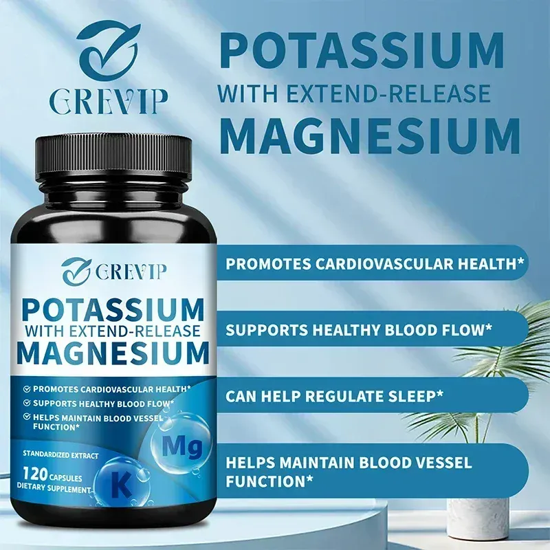 Kaliummagnesium – verbessert die Schlafqualität, reduziert Müdigkeit und Kopfschmerzen, fördert die Knochen- und Herzgesundheit, das Immunsystem
