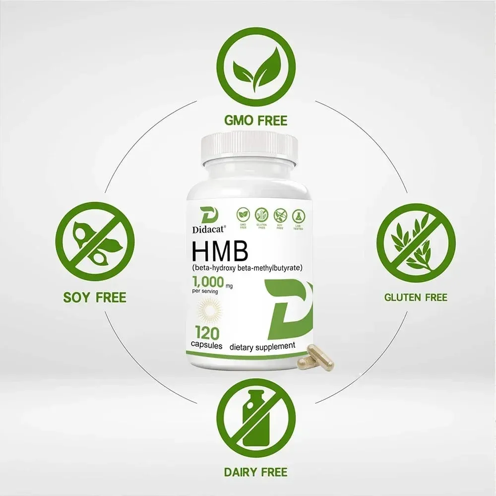 HMB Male Energy Booster - for Increased Muscle Mass and Athletic Strength Energy Supplement Endurance Non-GMO Gluten Free — image 3
