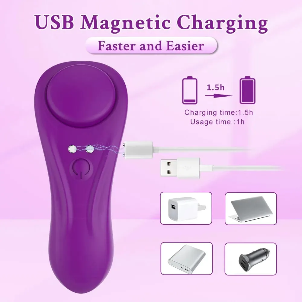 Wearable Clitoris Vibrator Women Panties Vibrator APP Remote Control Clit Stimulator Magnetic Anti-detachment Sex Toy for Women — image 5