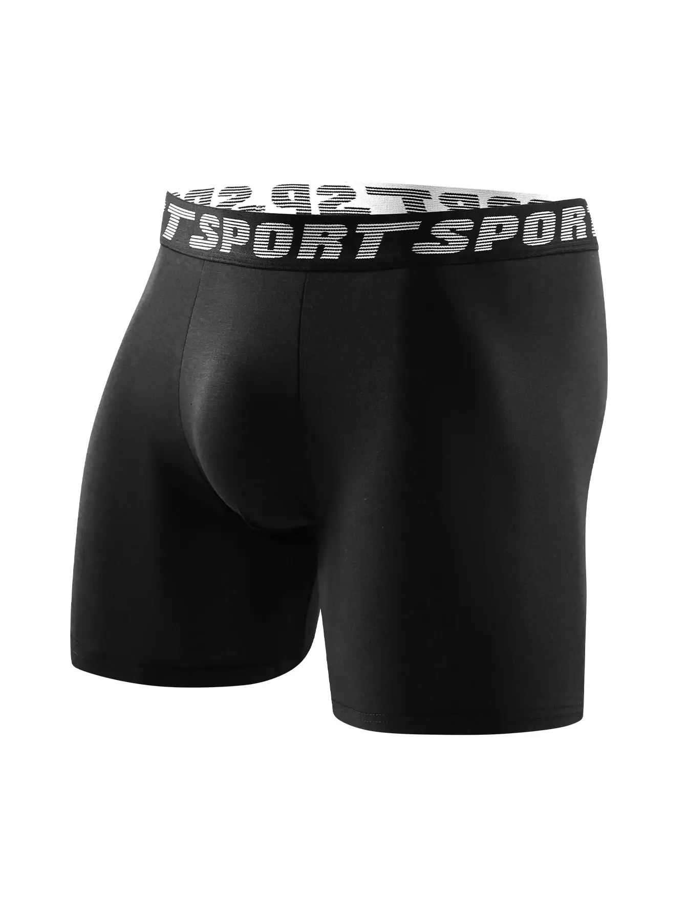 8pcs Men's Underwear Skin-friendly Comfortable Men's Long Boxer Briefs Trendy Fashionable Simple Athleisure Classic Men's Pants — image 15